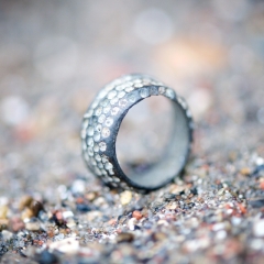 Ring thimble, c.1450-1600, found on the Thames foreshore