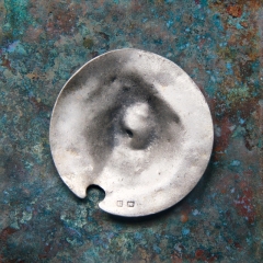 Silver sugar bowl lid, c.1900s