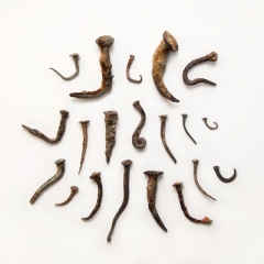 Hand-forged nails from the Thames,  c. 16-18th century