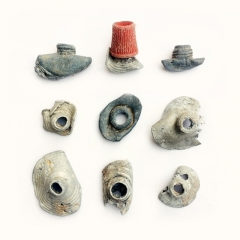 Toothpaste tubes, lead to aluminium, 19th-20th century