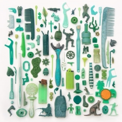 Plastic found on Cornish beaches