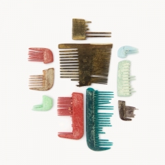 Combs: bone & plastic, 17th-21st century