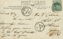 Reverse of the previous postcard